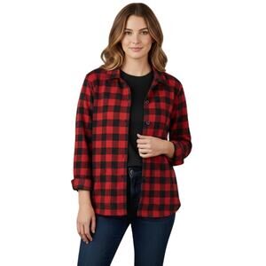 Bechamel Buffalo Check Long Sleeve Button Down Shirt Large